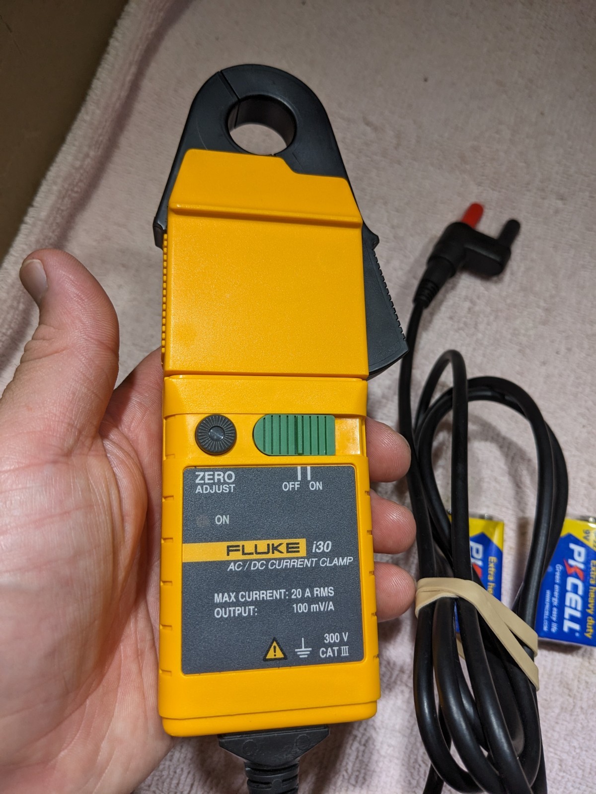 Fluke i30 AC/DC Current Clamp – Tested Working – G/VG