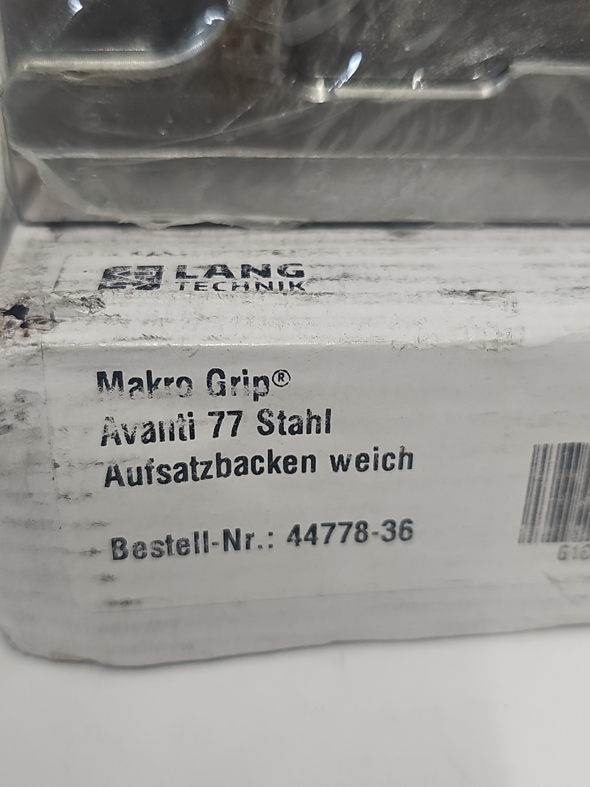 LANG Technik 44778-36 Makro Grip Avanti 77 Stahl Aufsatzbacken Soft Steel Jaws