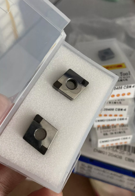2PCS CNMA12048 CNMG432 CBN-4 superhard boron nitride CBN blade hardened steel