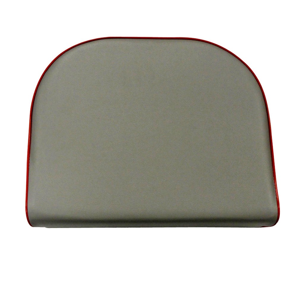 Seat Cushion Vinyl Gray Red Trim Fits Massey Ferguson 35 40 40 50 30 135 150 65
