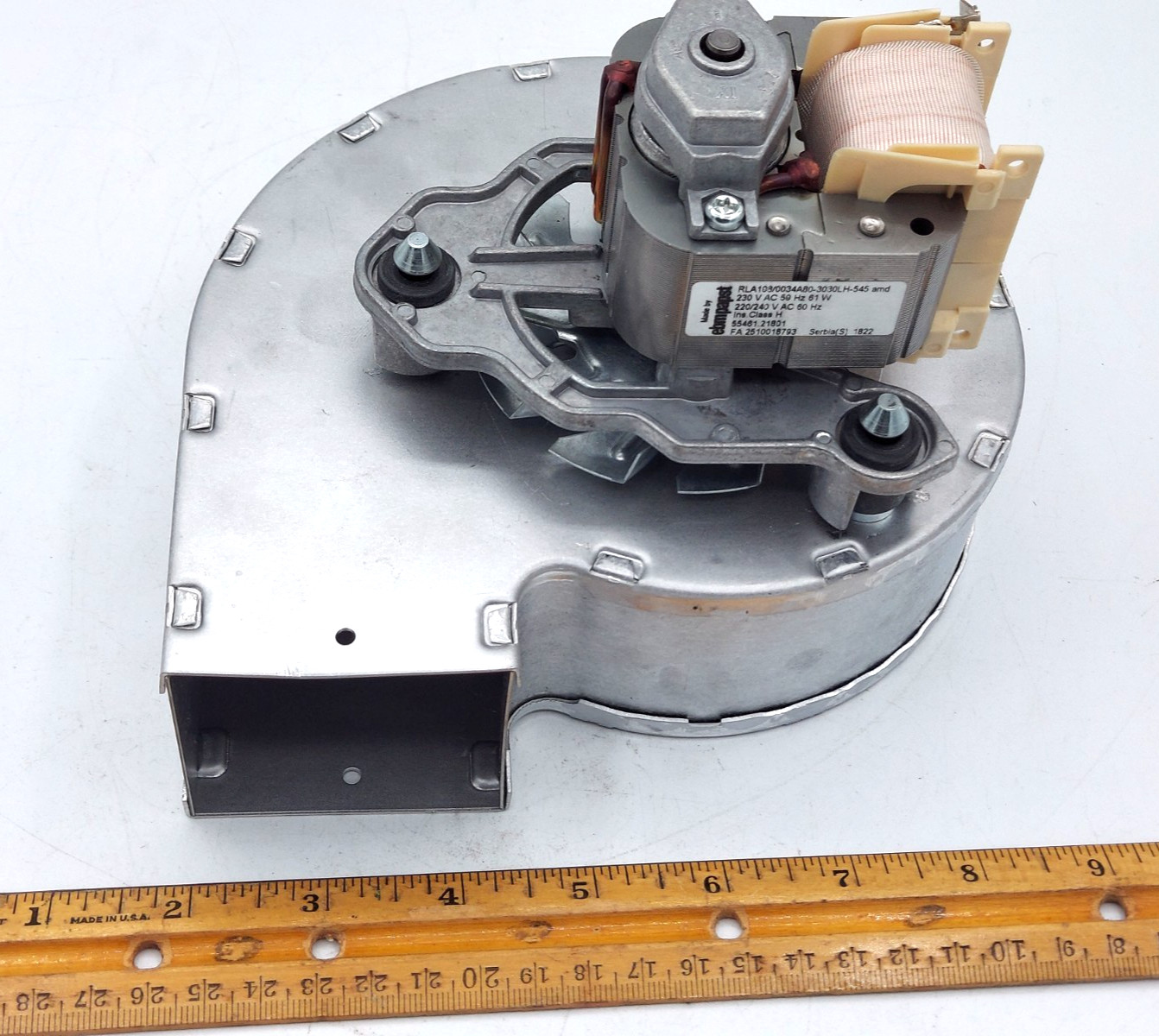 EBMPAPST RLA1080034A803030LH 230VAC 61W Centrifugal Blower Fan Class-H *NEW*