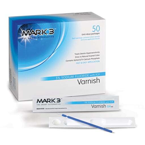 Mark3 7100 Fluoride Varnish With TCP Unidose Bubble Gum 50/Pk 0.04 mL