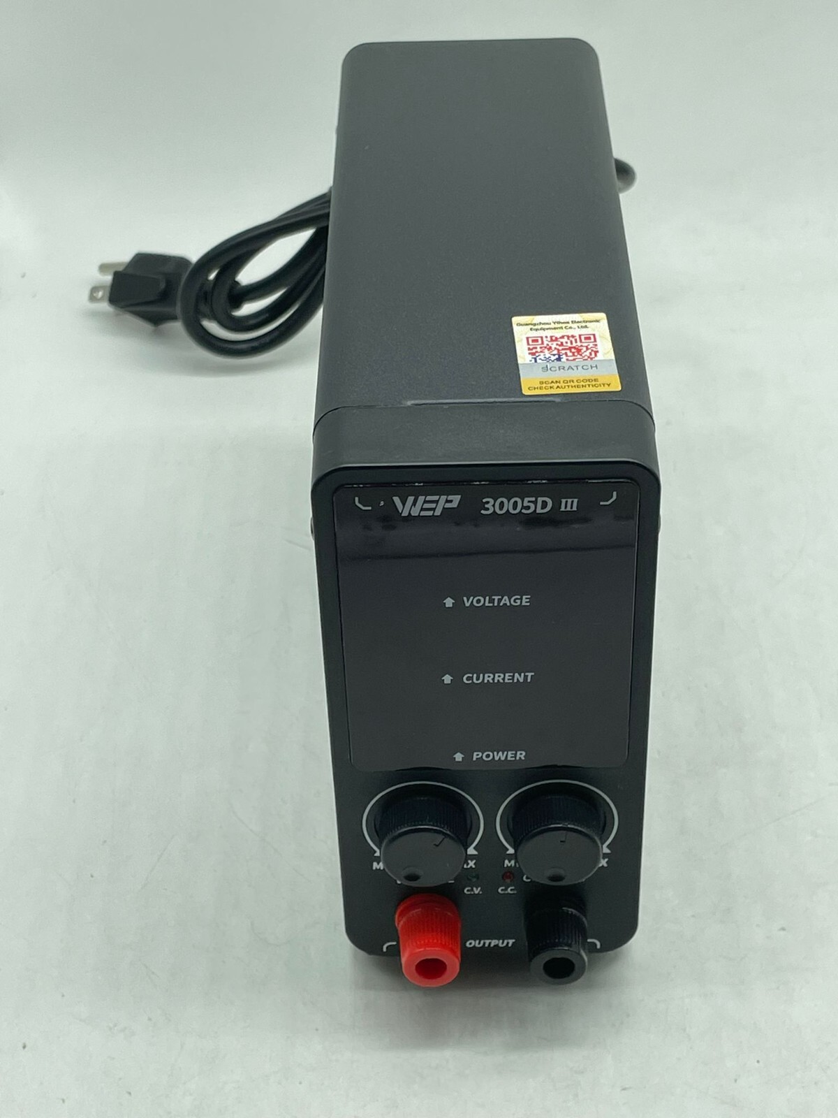 WEP 3005D-III DC Variable Power Supply 30.00V 5.0000A High Precision Bench Lab