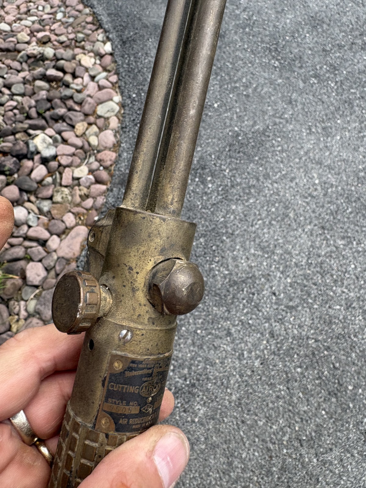 Vintage Airco Brass 20” Welding Cutting Torch Made in USA Model 9505