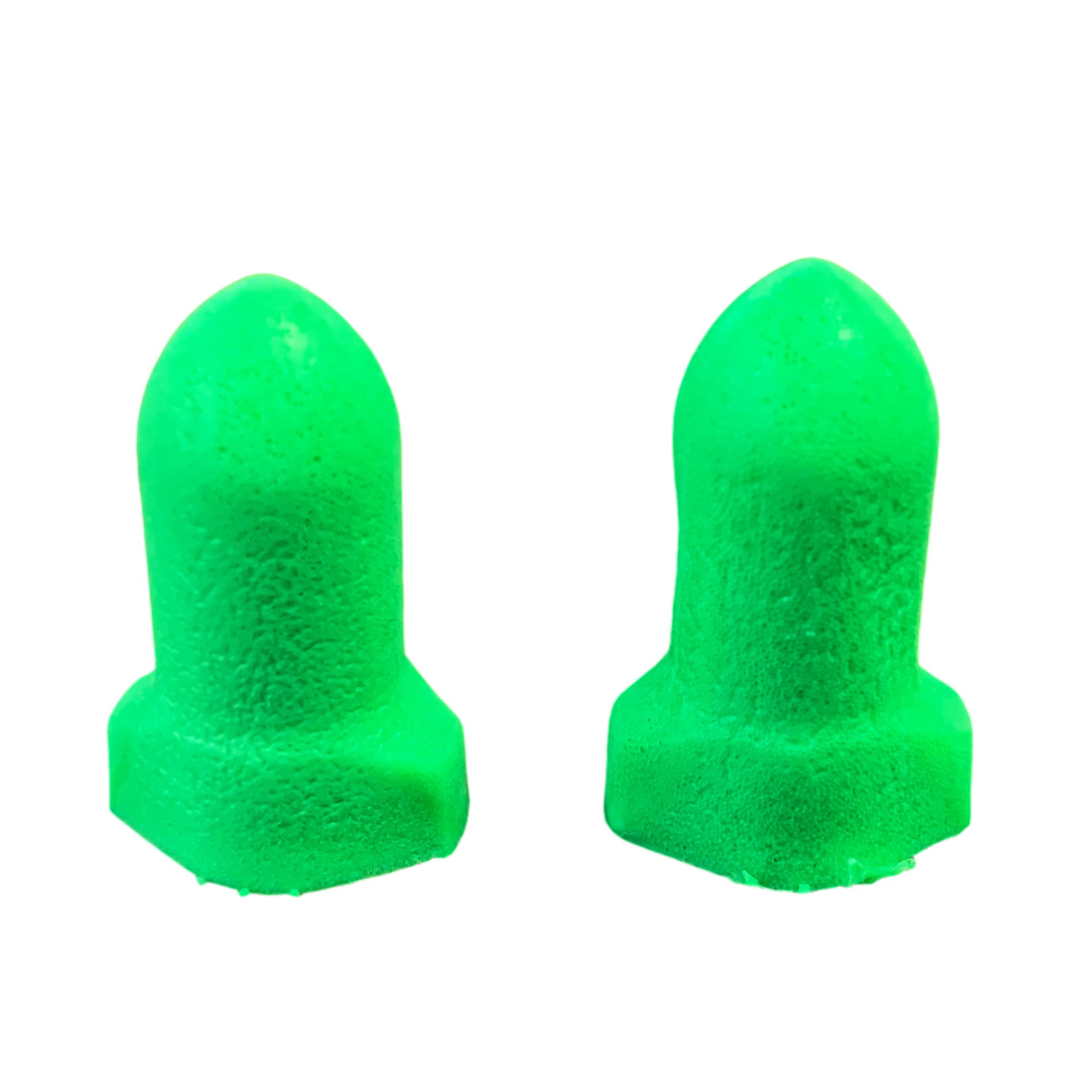 (50 PAIRS) FOAM EARPLUGS UNCORDED NRR 32DB GREEN SLEEP AID, SHOOTING EAR PLUGS