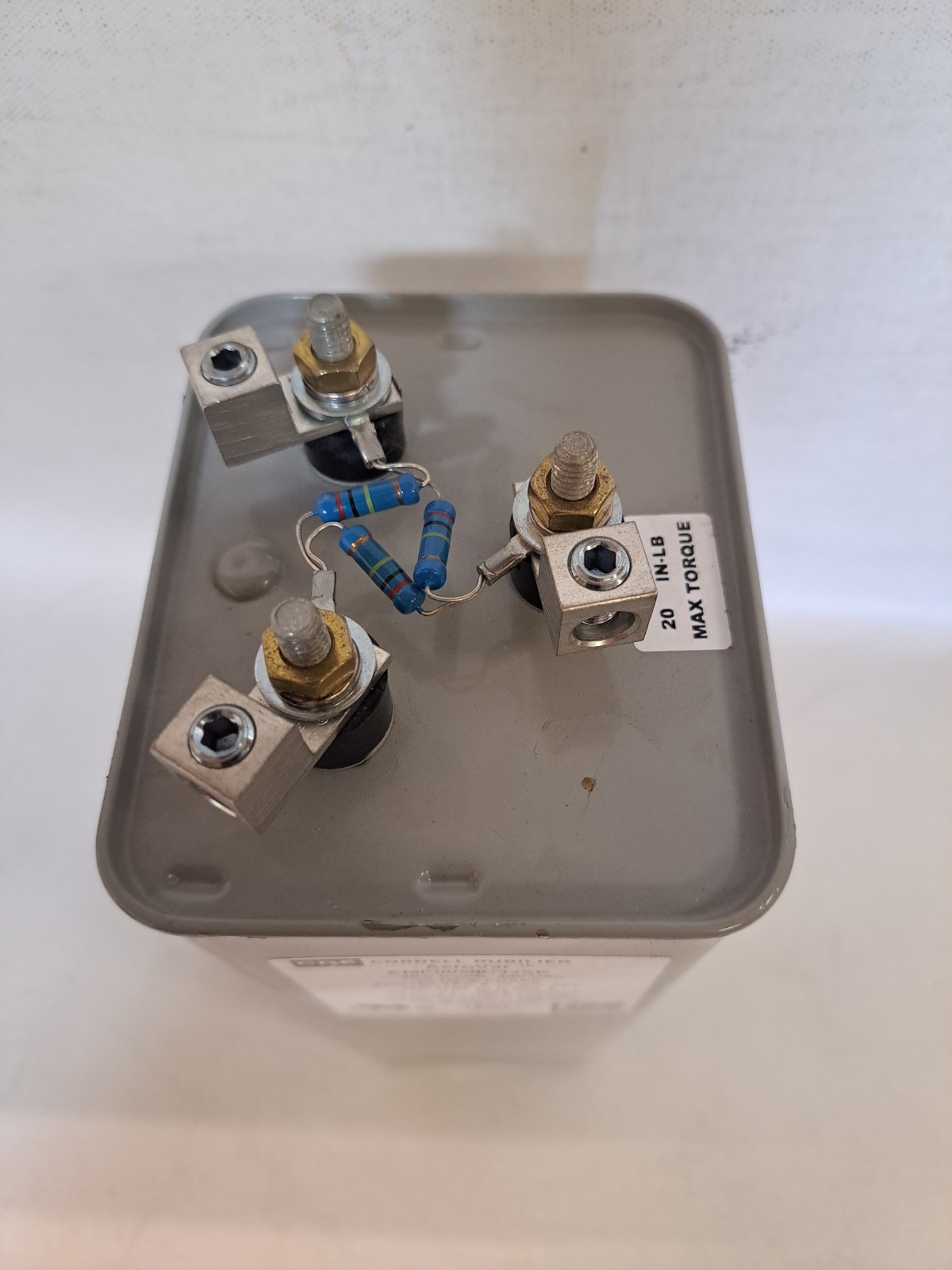 Cornell Dubilier AeroVar AMP0020C33SP 20 KVAR 480V 3 Phase Capacitor USED