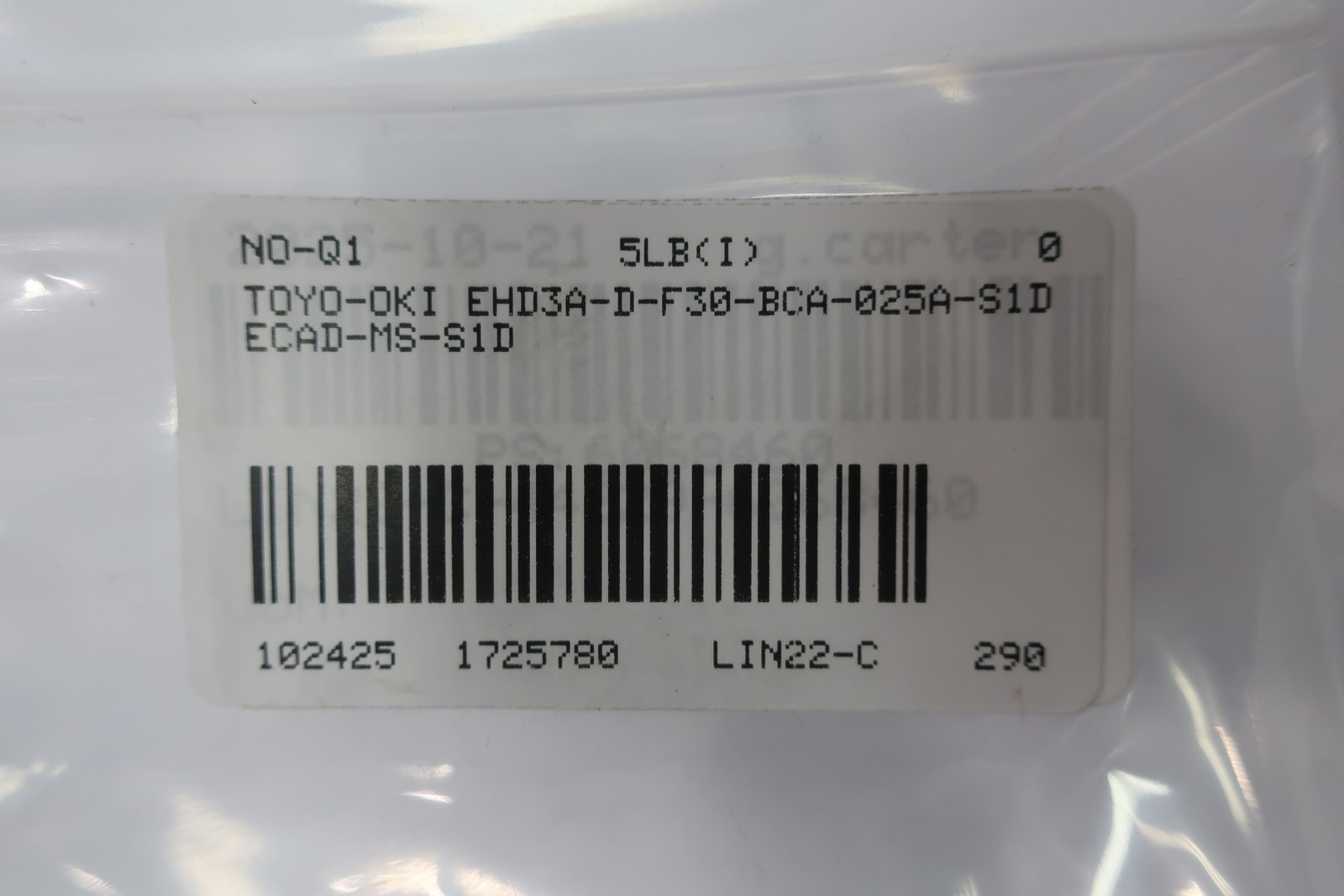 Toyo-oki EHD3A-D-F30-BCA-025A-S1D ECAD-MS-S1D Control Valve