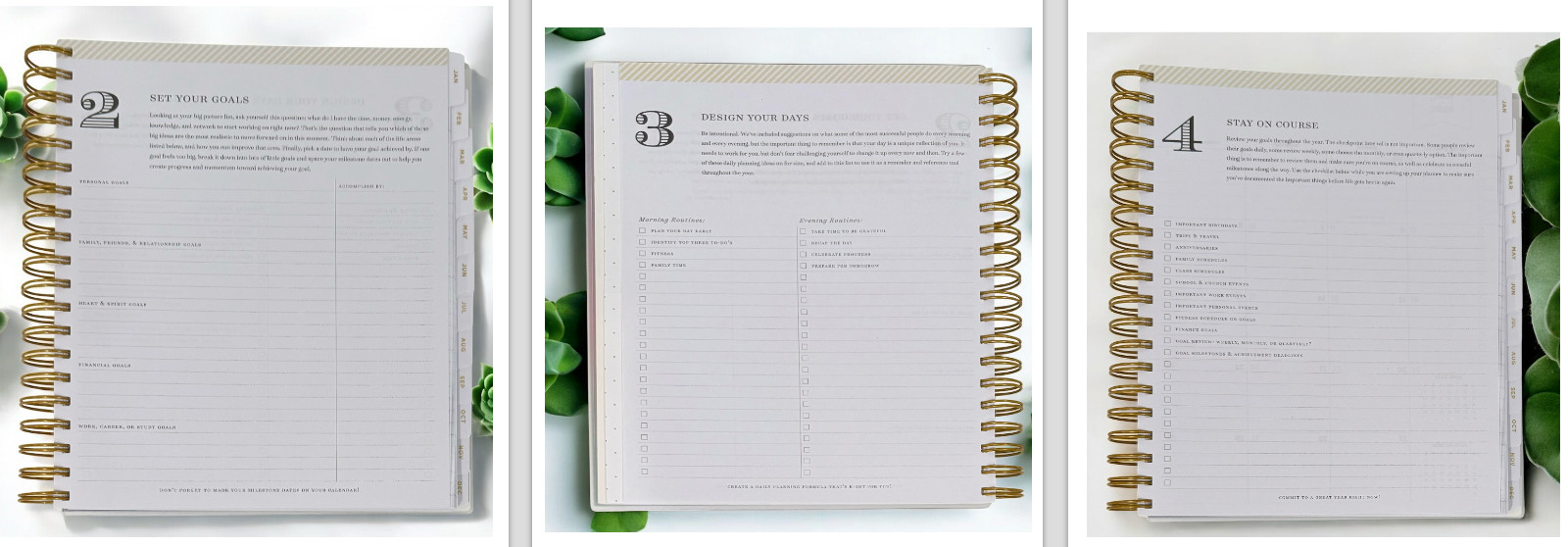2026 Aurora Boreal Gradient Daily/Monthly Planner Gift Set