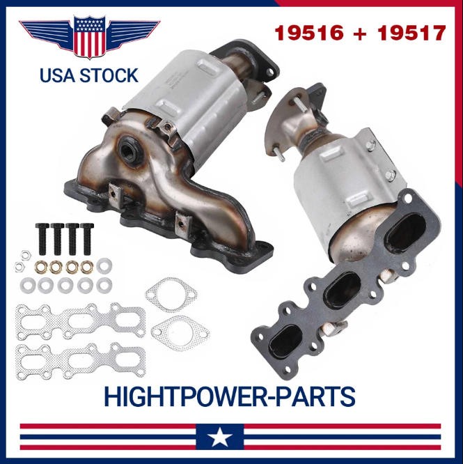 FOR 2013-2019 Ford Explorer 3.5L V6 Catalytic Converter Front Left & Right
