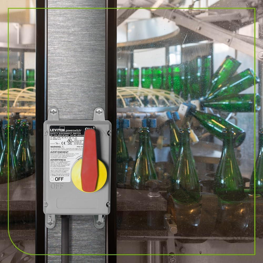 Non-Fused Powerswitch Safety Disconnect Switch with Factory Installed Auxiliary