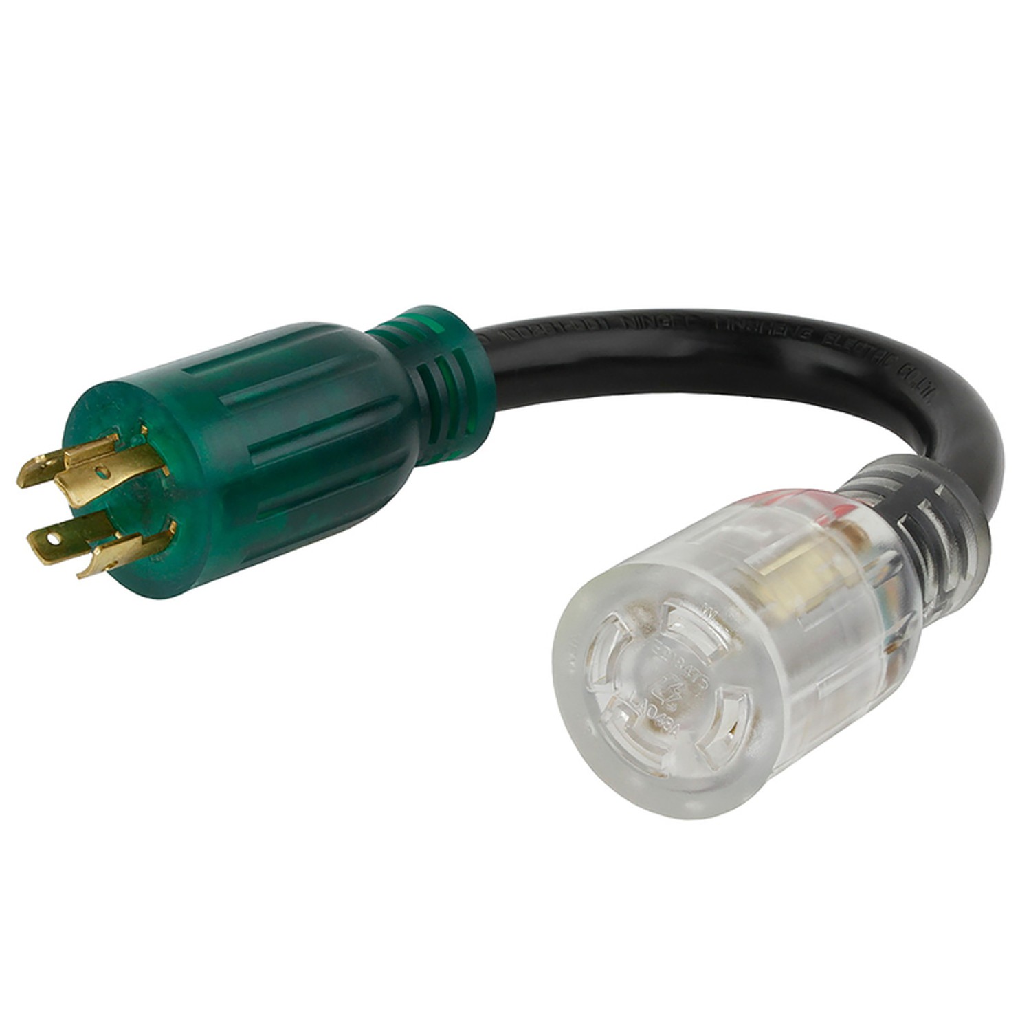 Reliance Controls AC2030 Rubber 120/240V 5000W Outdoor Adapter Cord 12 L in.