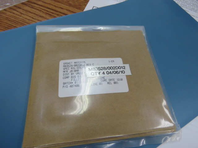 GENERIC M83528/002D012 Qty of 1 per Lot GASKETING MATERIAL CONDUCTIVE