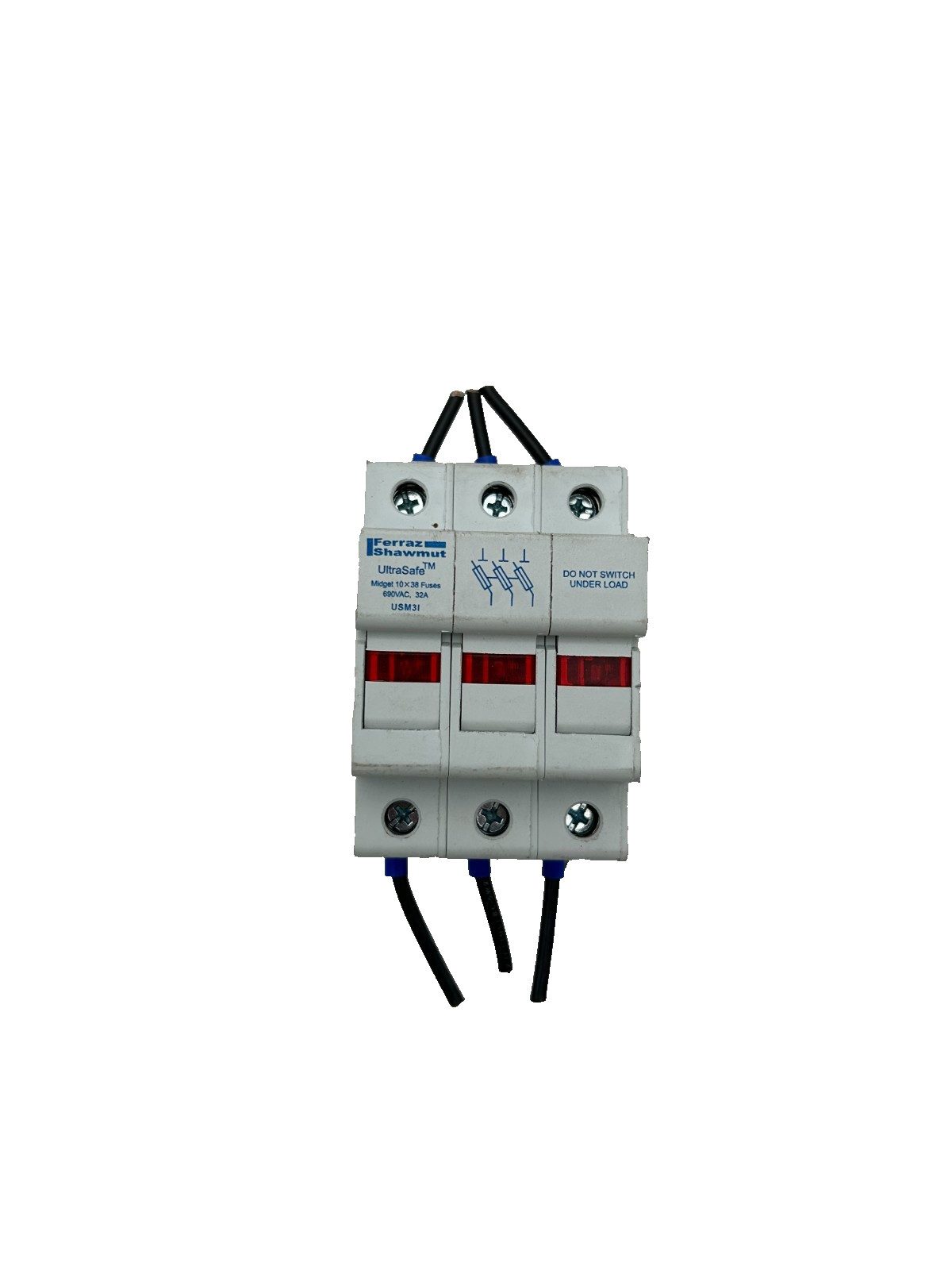 Ferraz Shawmut UltraSafe USM31 Fuse Holder 3-Pole Y219073