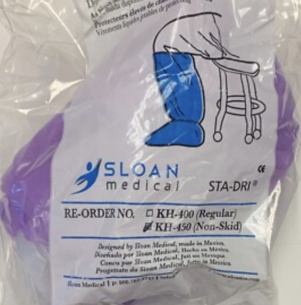 Sloan Medical Knee High Disposable Fluid Protective Garment KH-450 Purple 50Ct