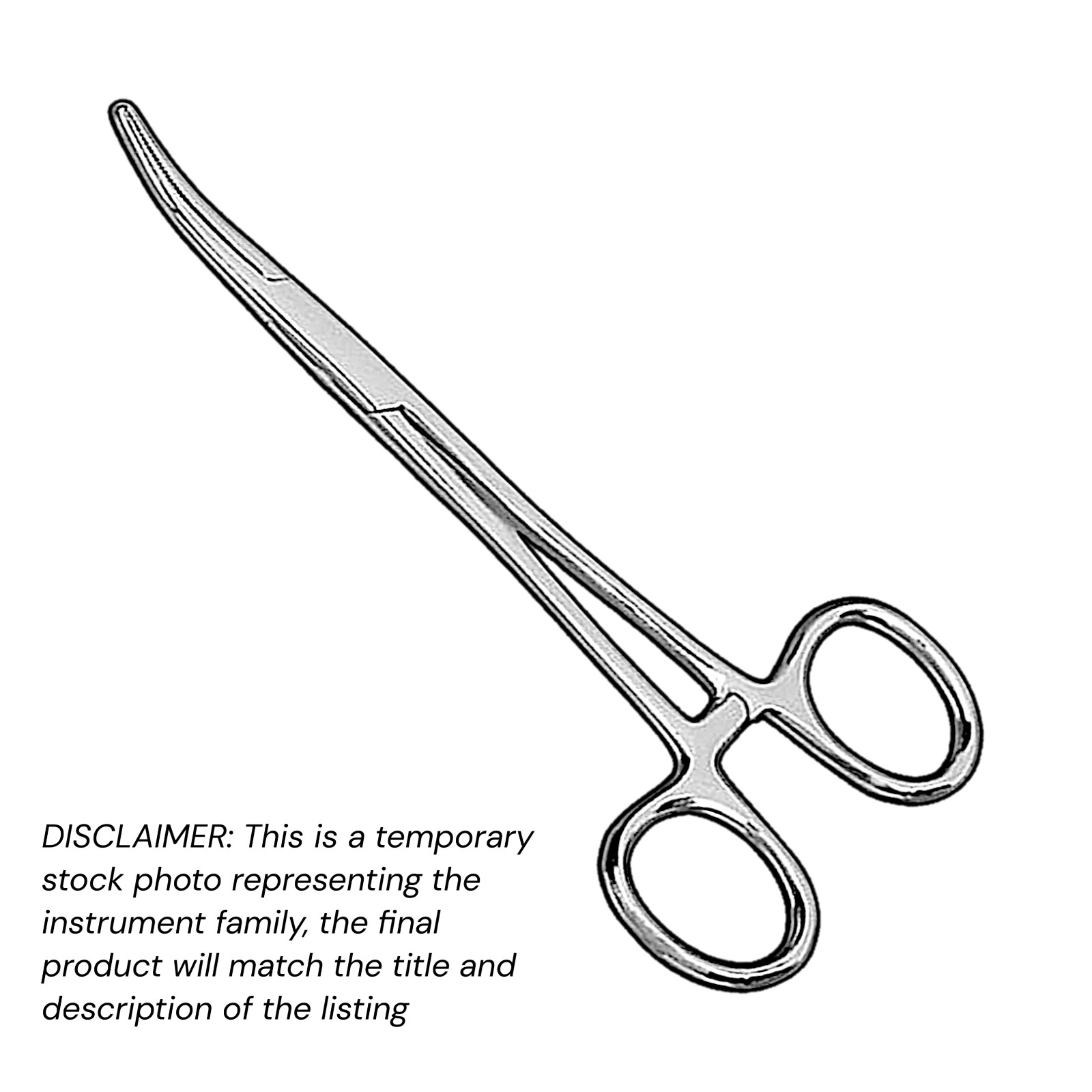 Kelly Hemostat Forceps 5.5″ Curved Standard Pattern Brushed SS Finish XPRS