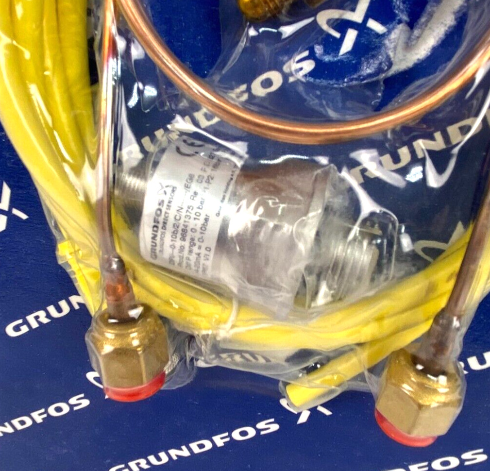 Grundfos 97747200 ~ DPI Differential Pressure Industrial Sensor ~ Denmark ~ New