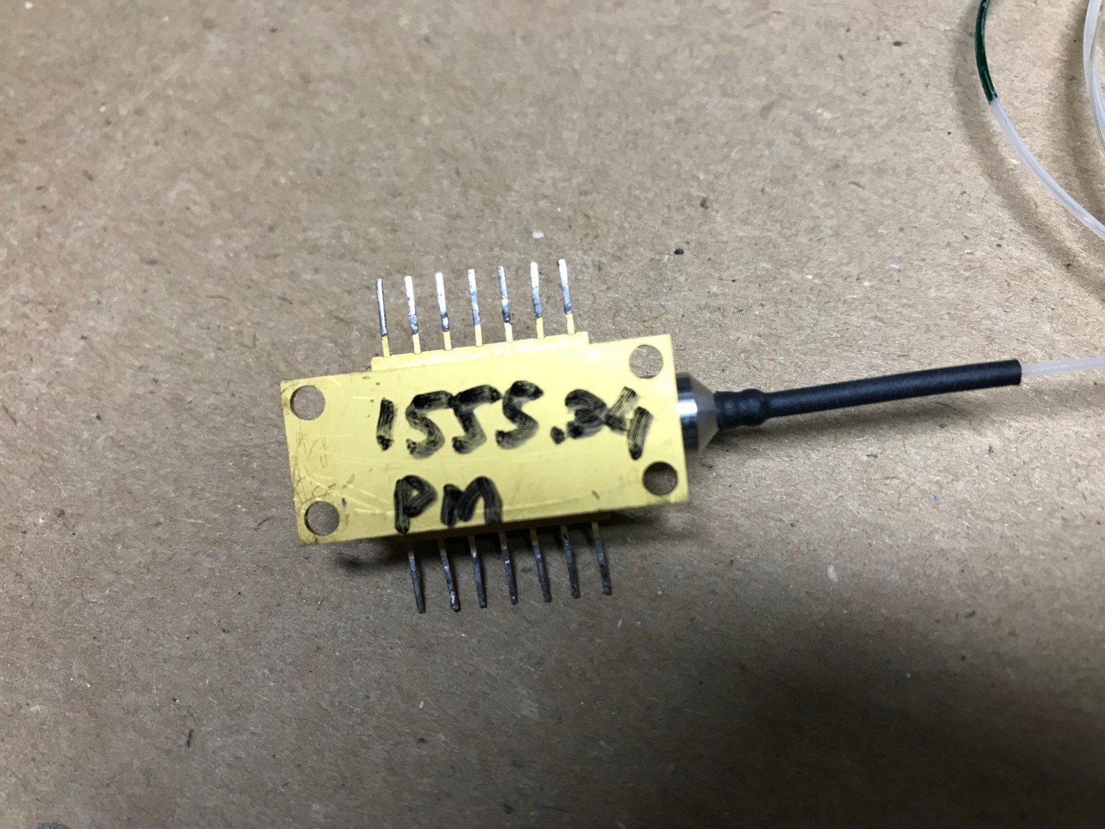 Used JDSU CQF935 DFB CW Laser 10mW Long wavelength with PM Panda Fiber Pigtail