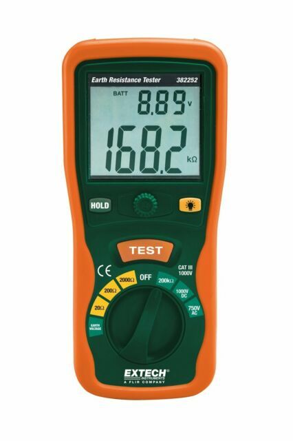Extech 382252 Ground Resistance Tester Kit