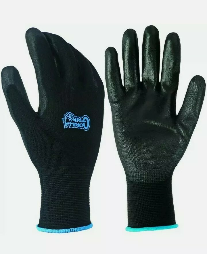Grease Monkey Gorilla Grip 20 Gloves Mechanic Maximum Gripping Large Grab Go Bag