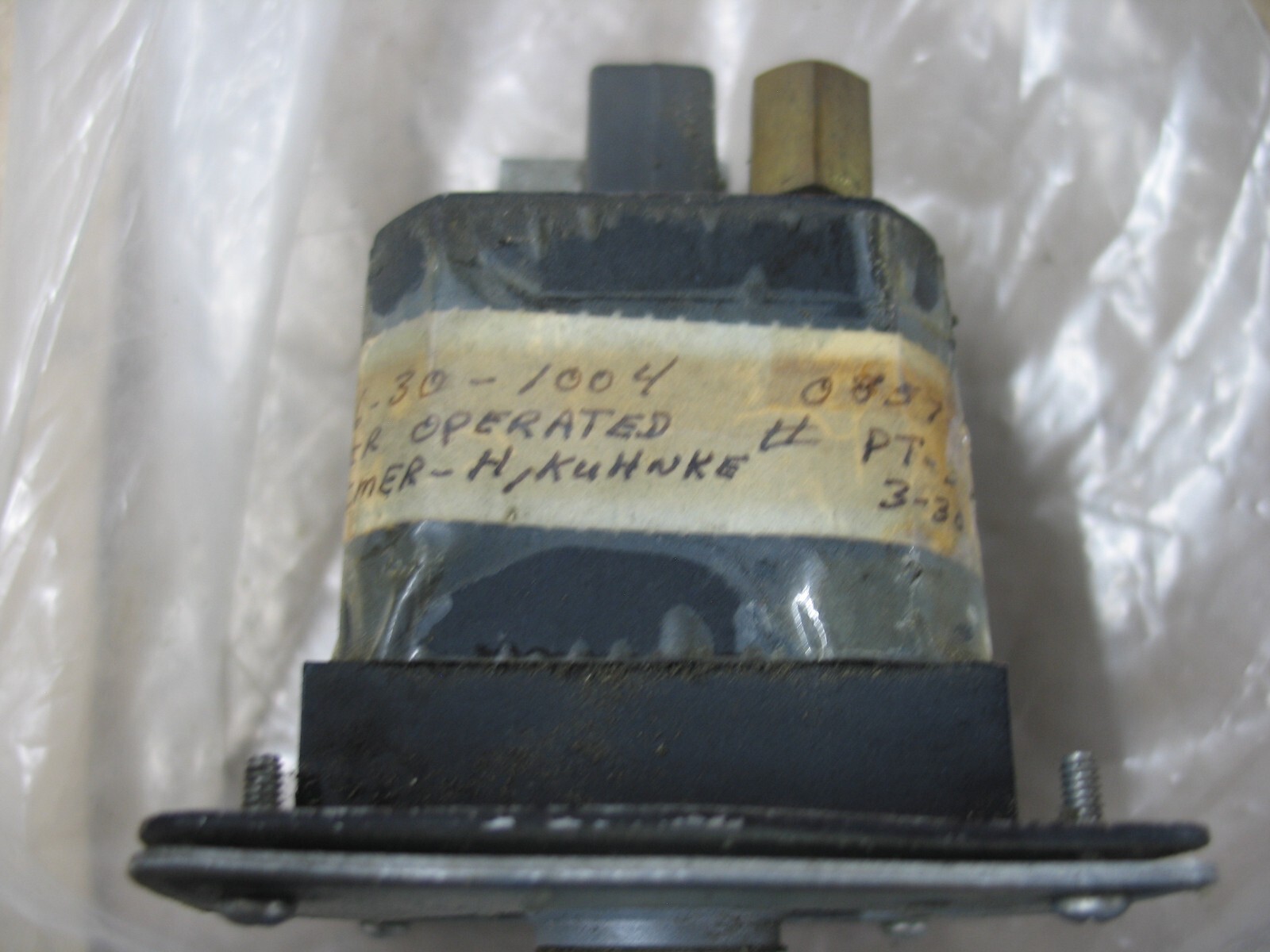 NEW KUHNKE /AGASTAT PT35H PNEUMATIC TIMER 0-30MIN ON DELAY 5-140PSI P9710