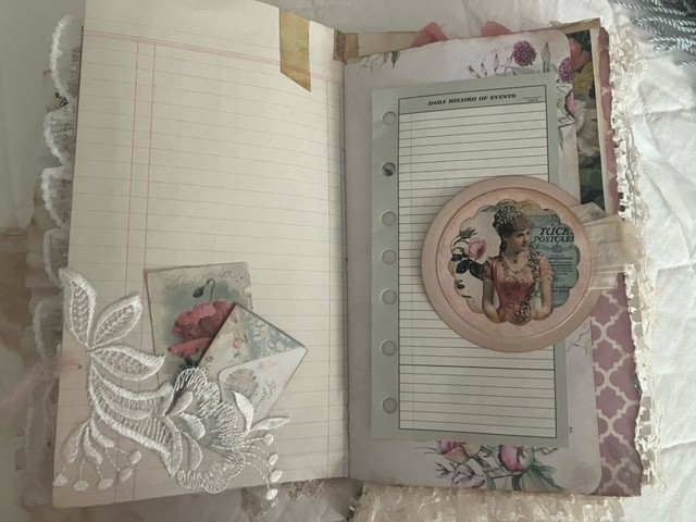 VINTAGE STYLE HANDMADE JUNK JOURNAL-«A Graceful Life»