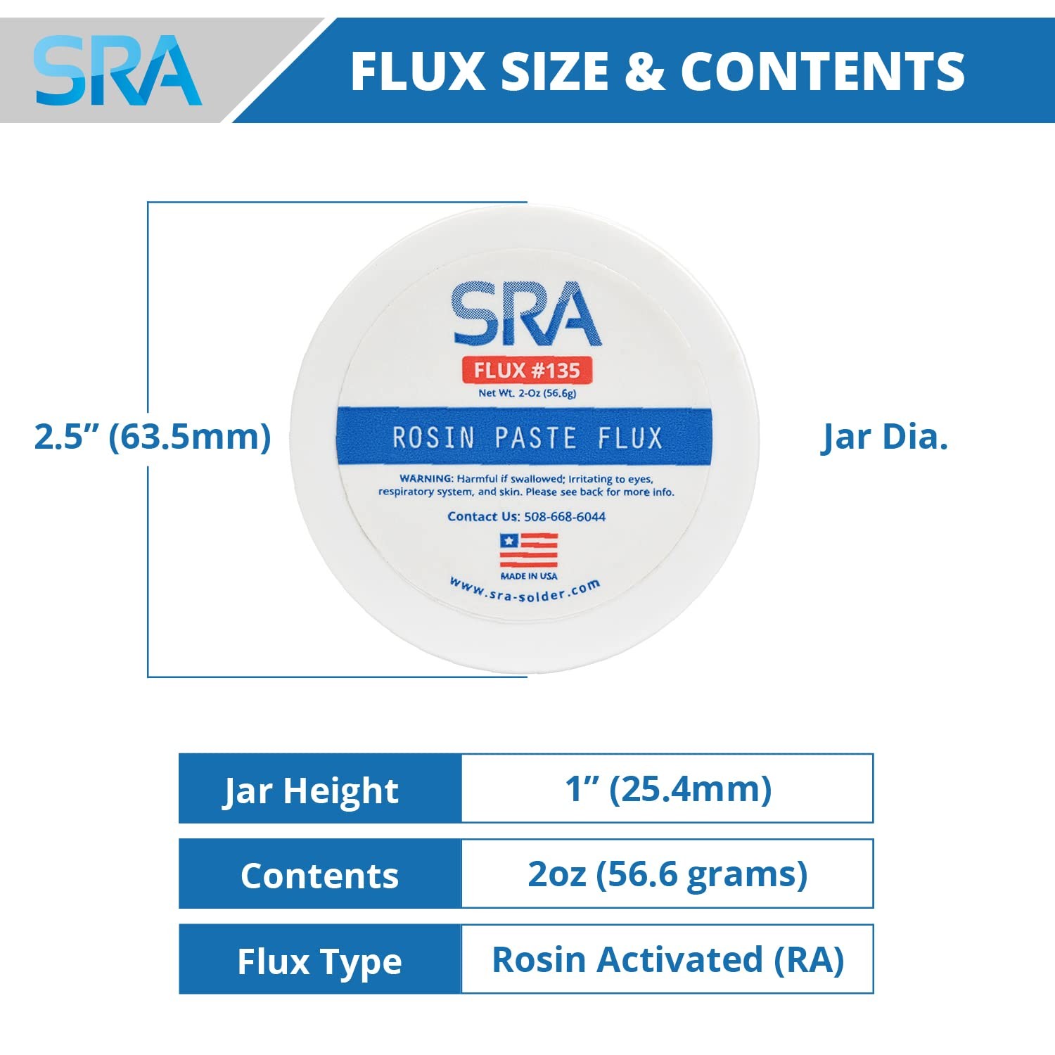 Sra Solder 135 Rosin Paste Soldering Flux For Electronics No Clean Flux Made For