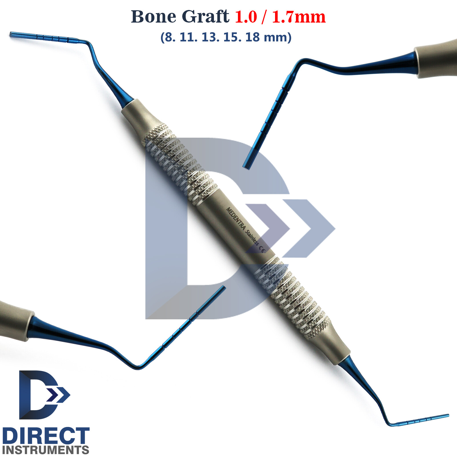 Dental Bone Graft Instruments Implant Surgery Plugger Packer Condenser Carrier
