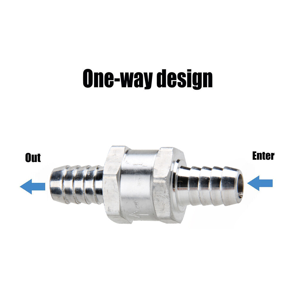 One Way Non Return Fuel Check Valve For 5/16″ or 1/2″ or 3/8″ Petrol Carburettor