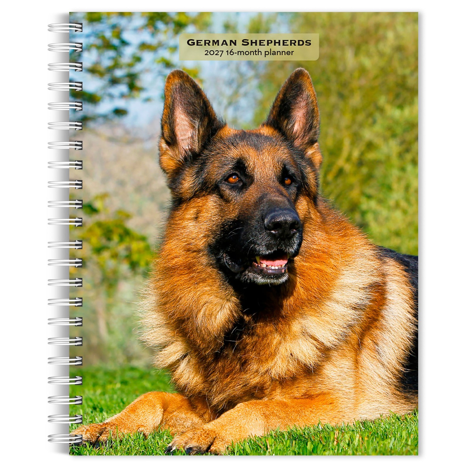 German Shepherds | 2027 6×7.75″ Spiral-Bound Wire-O Engagement Planner Calendar