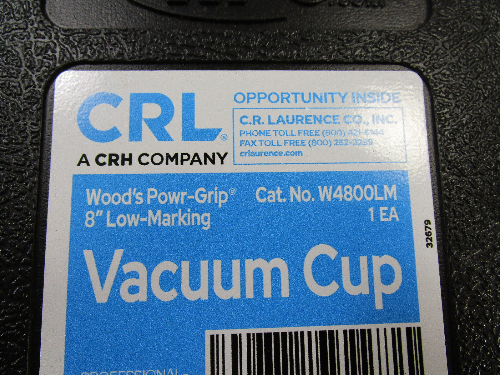 CRL Wood’s Powr-Grip Low Marking Hand Held Vacuum Cup 8″ W4800LM