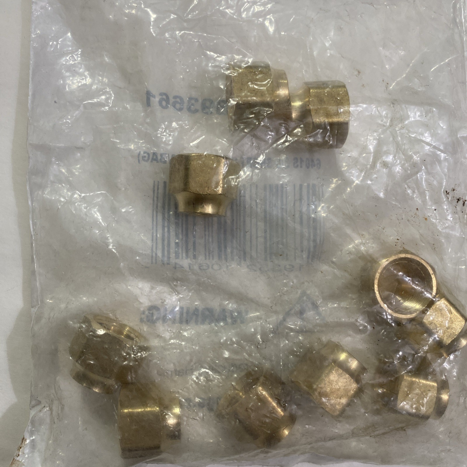 Anderson 309893661, 04018-06, 6401S, 3/8″ Brass Flare Nut Forged (Qty 10)