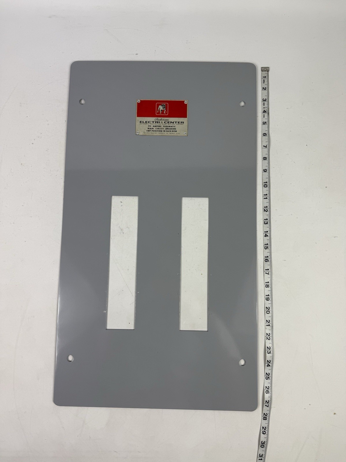 Pushmatic ITE Gould Siemens Circuit Breaker Panel Dead front Cover 24 Space