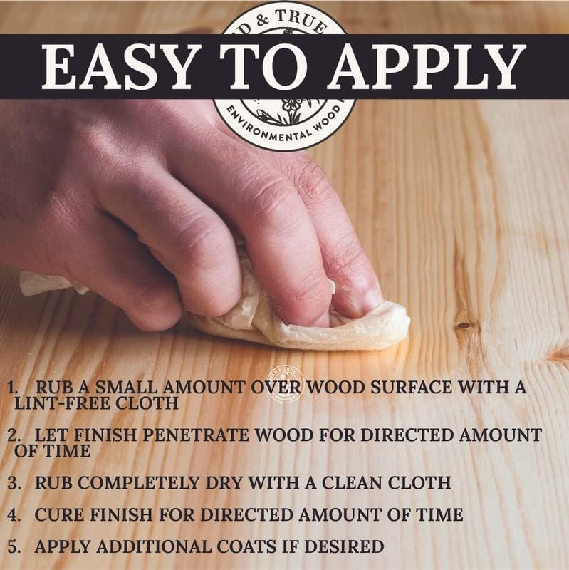 Original Wood Finish, 8 oz. – Linseed Oil & Beeswax Blend, Ideal for All Wood…