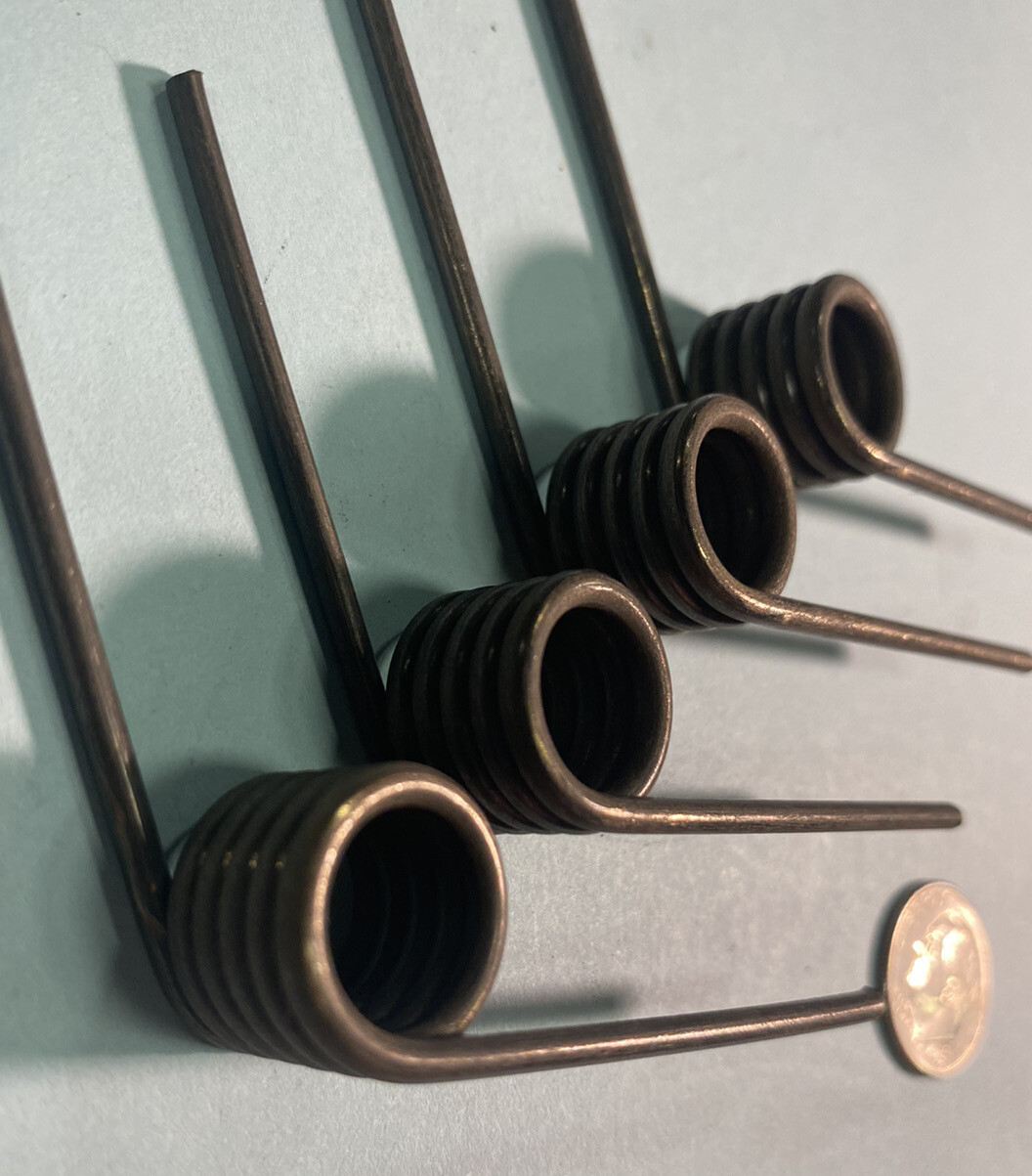 .097” Wire Torsion Spring Lot Of 4