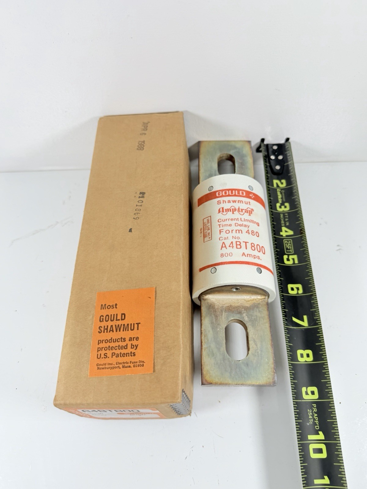 GOULD Shawmut A4BY800 Fuse 600 VAC 800 Amps Class L Current Limiting