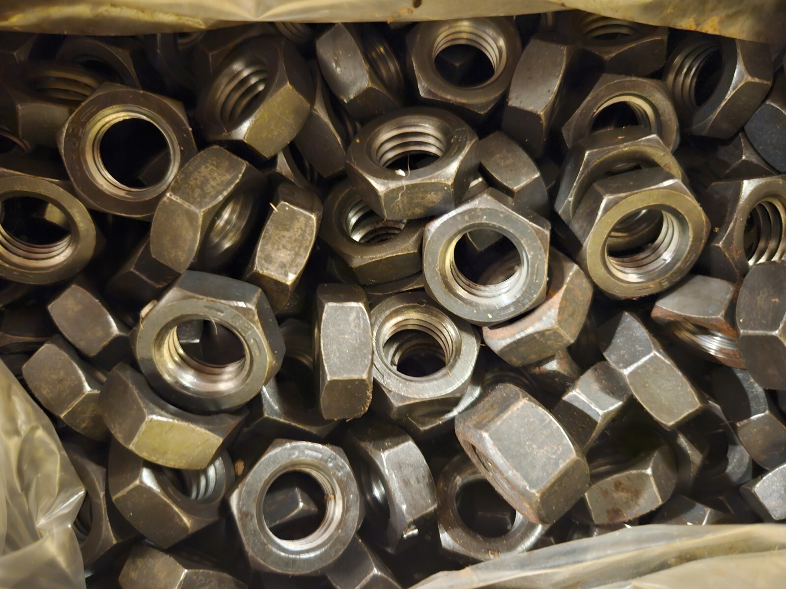 Lot of 25 count 5/8-11 Coarse Grade 8 Hex Jam Nut