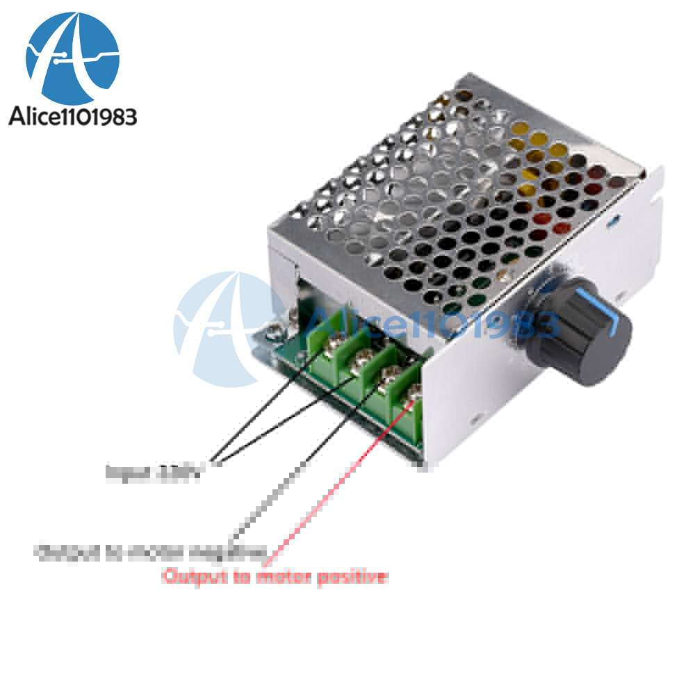 AC 220V to DC 10-210V 20A PWM Motor Speed Controller Governor Voltage Regulator