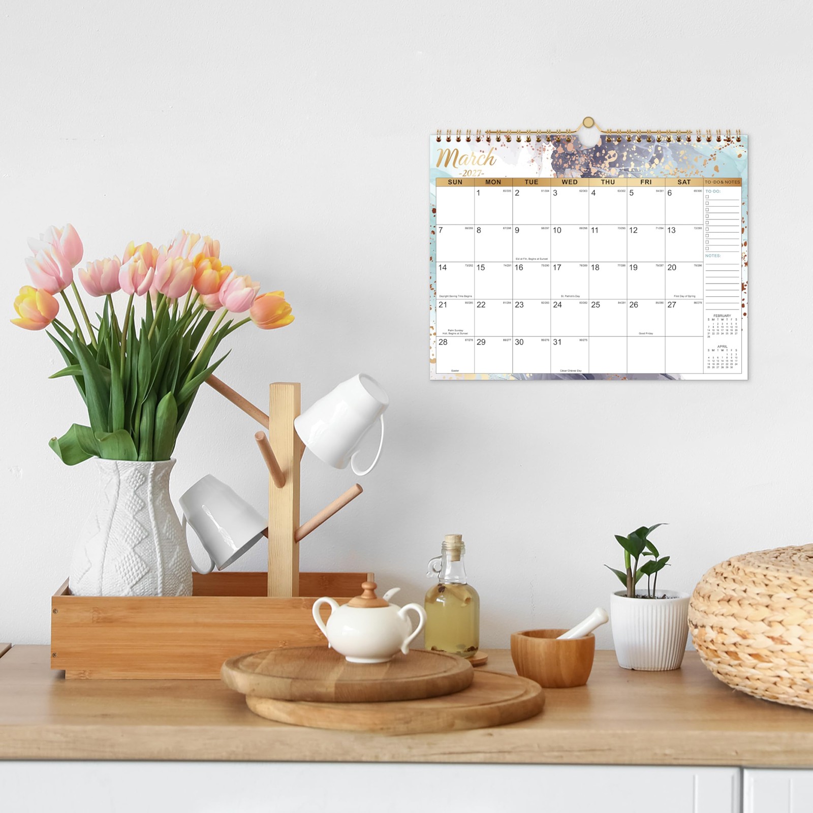 2026-2027 Wall Calendar, 11″ x 8.5″, July 2026 to December 2027 x 8.5″