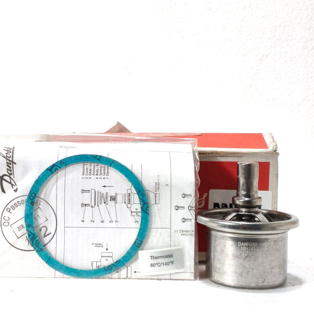 DANFOSS 148H3470 ORV THERMOSTAT OIL TEMPERATURE REGULATING VALVE 60°C 140°F