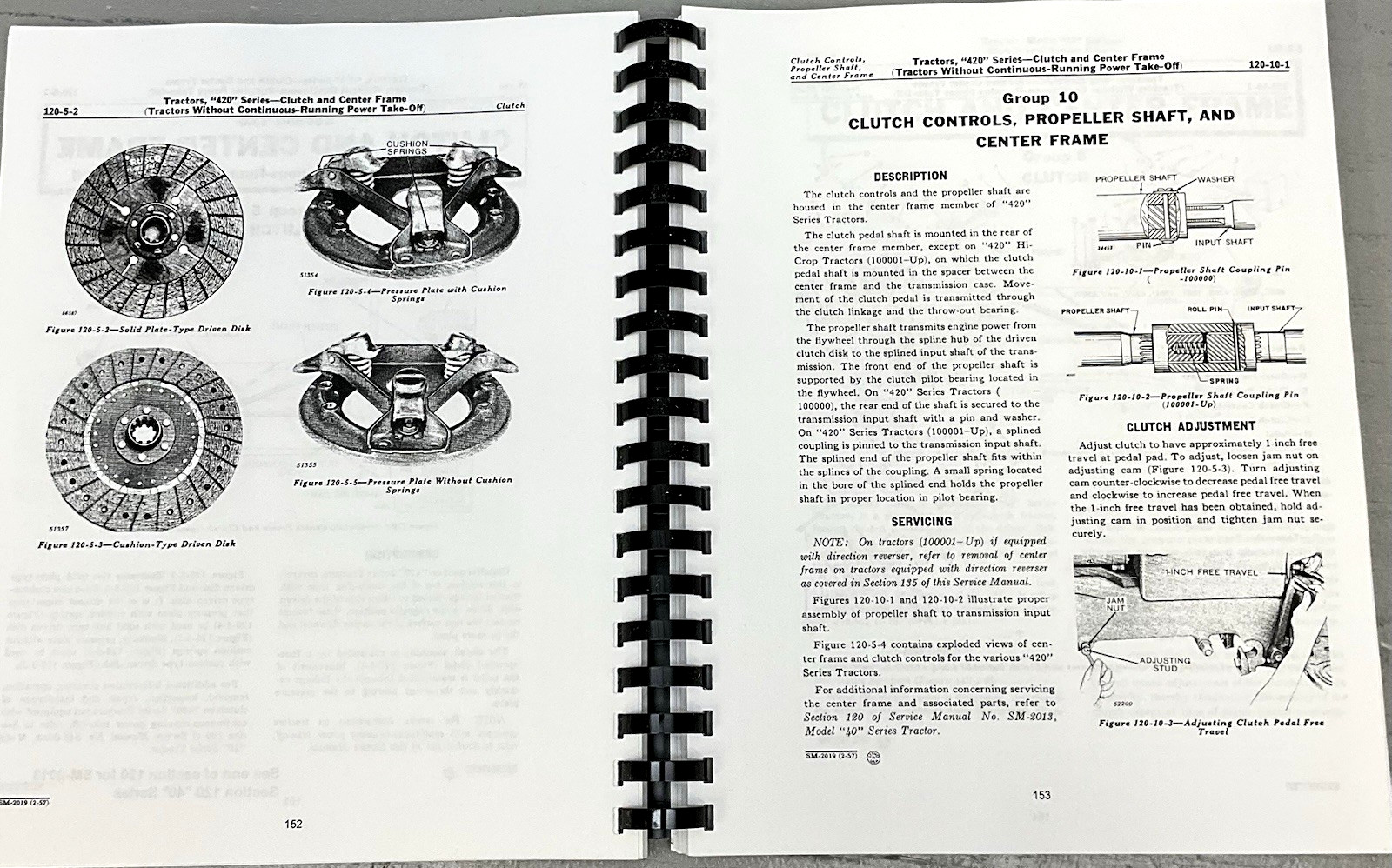 Master Service Manual fits John Deere 420 430 Tractor Technical Repair Shop Book