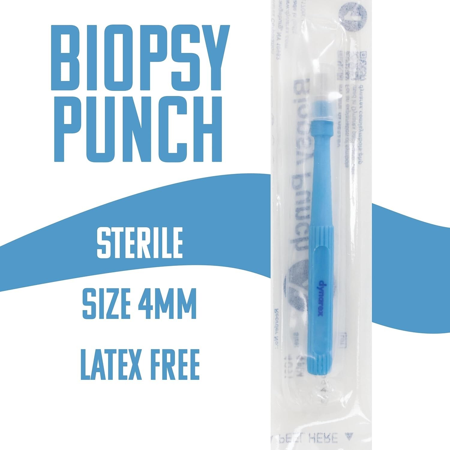 4mm Biopsy Punch, Sterile, 10/Box