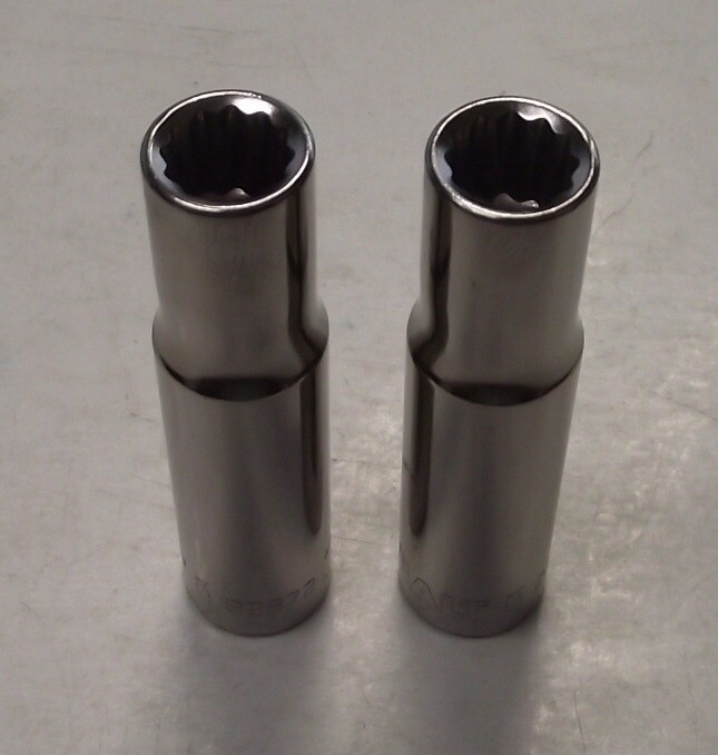 Kobalt 22872 3/8″ Drive 3/8″ Deep 12pt Socket 2pcs. USA