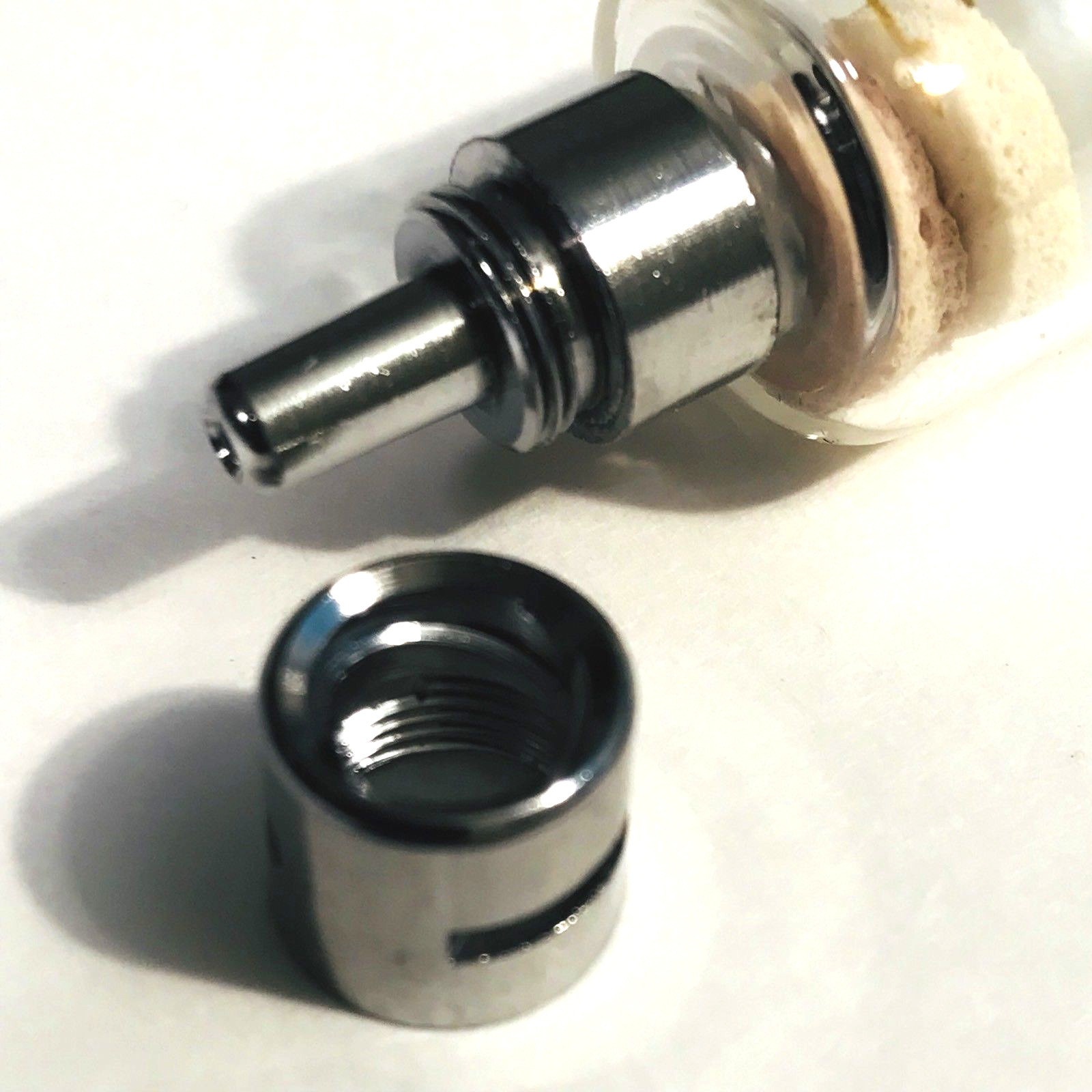 5 mL 5 cc GLASS SYRINGE LUER LOCK TIP TO SLIP TIP DISPENSER NEW REUSABLE USA