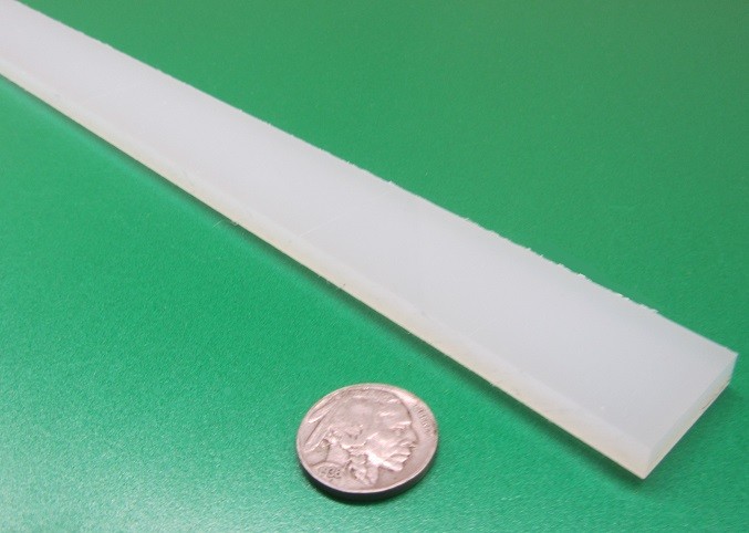 Polypropylene Bar 1/4″ (.250″) Thick x 1.0″ Wide x 48″ Long, 8 pcs, 32 feet