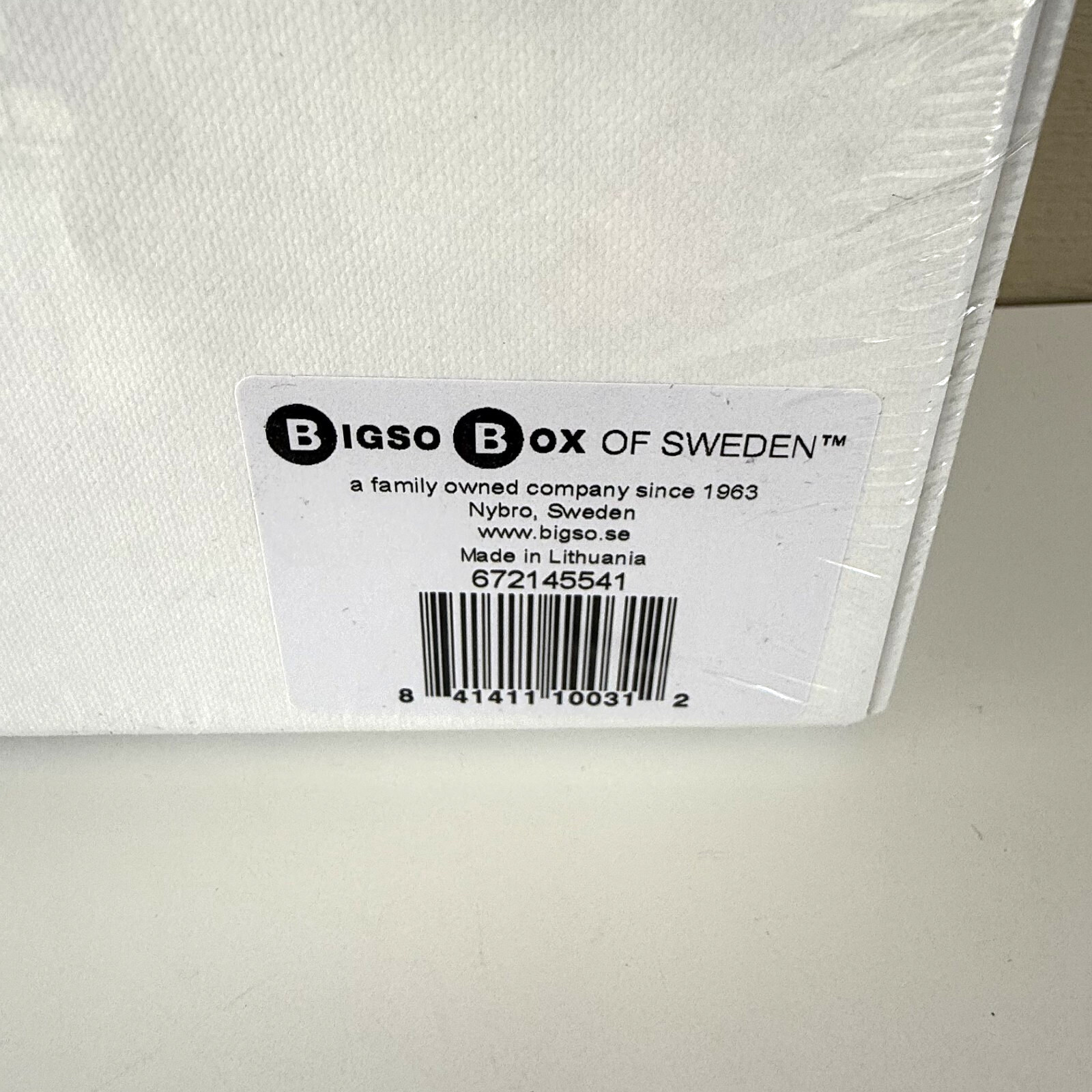 Bigso Box of Sweden Sven Fiberboard Classic Hinged Document Box White