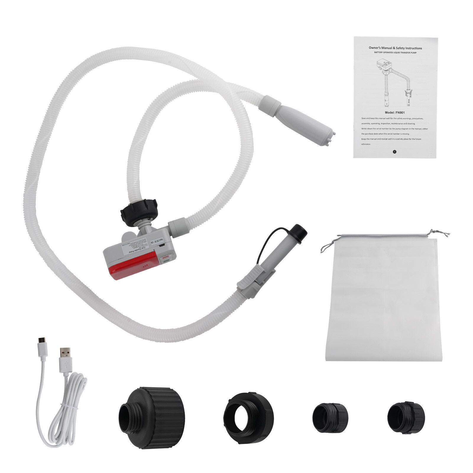 Battery Powered Tera Pump Fuel Can Transfer Pump for 20066 TRFA01-XL 2.4 GPM