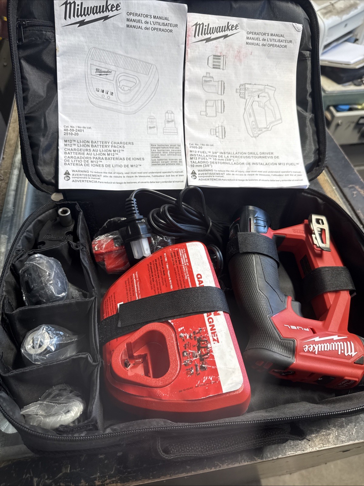 Milwaukee 2505-20 M12 FUEL Installation Drill/Driver with battery and charger