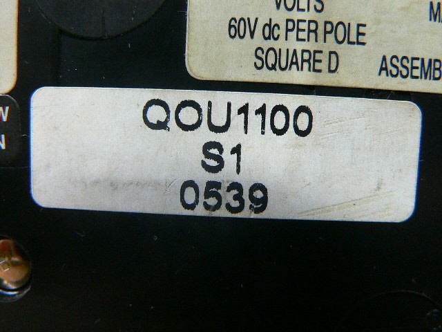 Square D Qou1100 Circuit Breaker