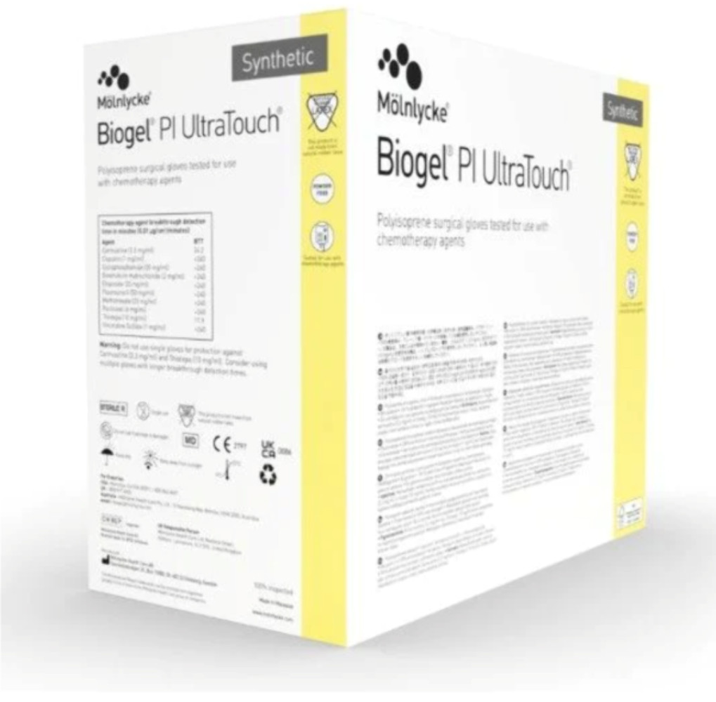 Mölnlycke Biogel® PI UltraTouch® Size 7 41170 Polyisoprene surgical gloves