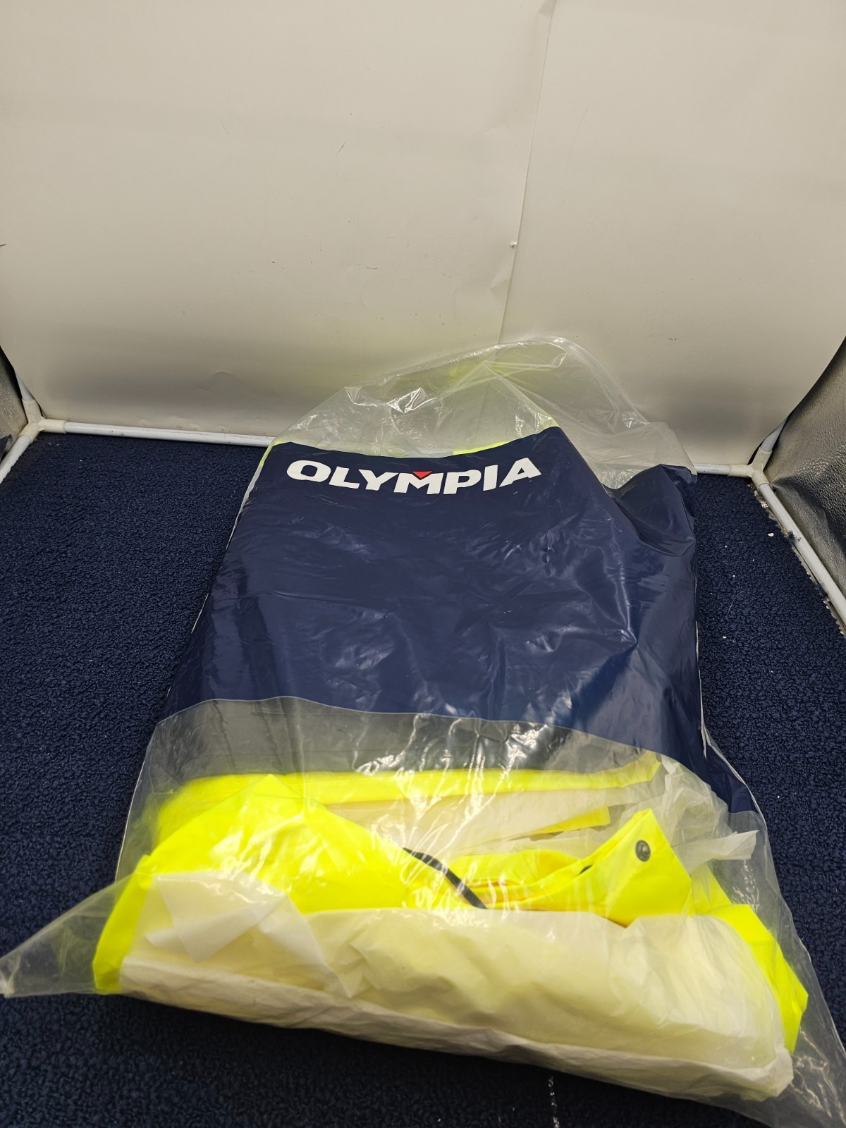 Olympia S6-103 LL/XL High-Visibility Rain Suit ANSI Class 3 Lime/Black